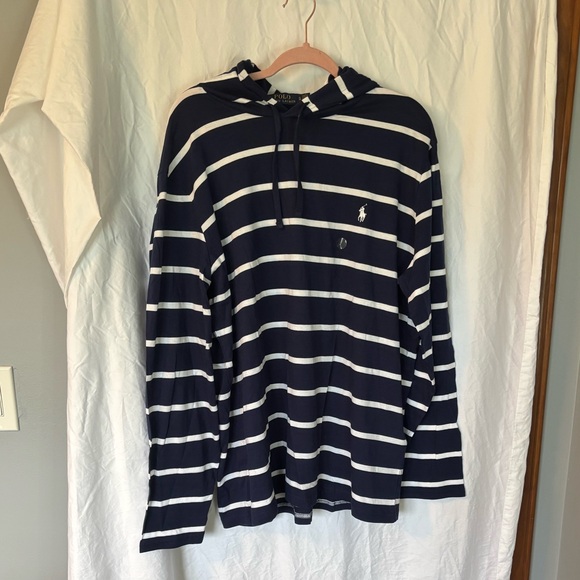 Polo Ralph Lauren Cotton Stripe Hooded Tee - Picture 2 of 8